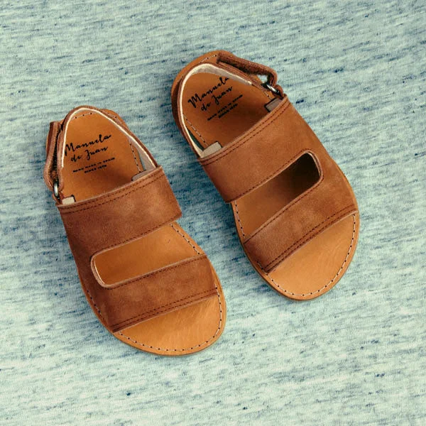 Manuela de Juan Boys Brown Sandal