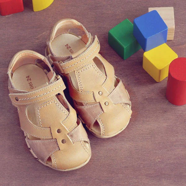 Petit Shoes Boys Beige Sandal