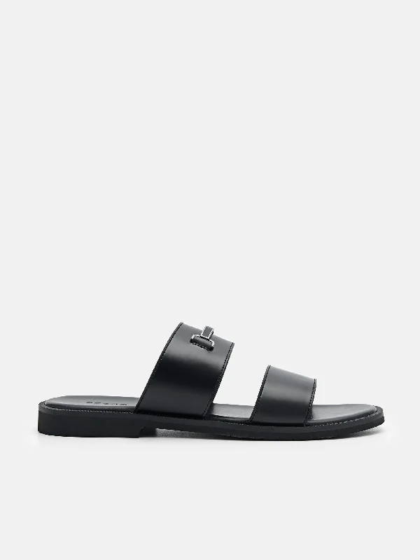 Steven Horsebit Slide Sandals