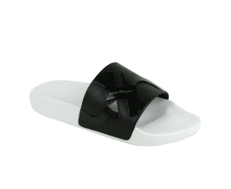 Salvatore Ferragamo Men's Dante Rubber Slide Sandal