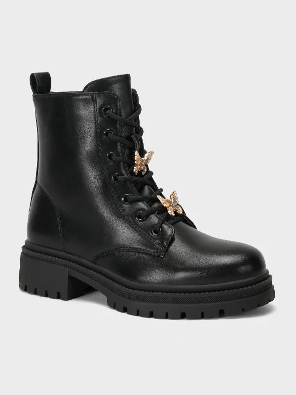 Women's "FENYANG" Butterfly Accented Boots