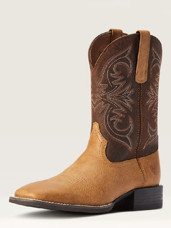 Ariat 10042392 Mens Sport Pardner Western Boot Matte Tan Buck