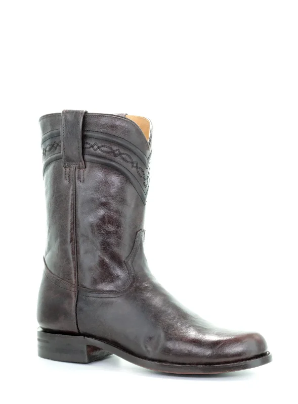 Corral Mens Chocolate Cowhide Leather Cowboy Boots