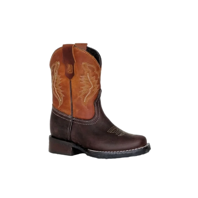 International Kid's Square Toe Laton Boots