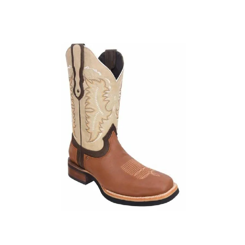 SG512 Rodeo Boot Honey Rubber Sole