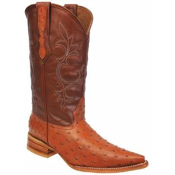 BD01 Black Diamond Ostrich Clone Chedron Western Boot