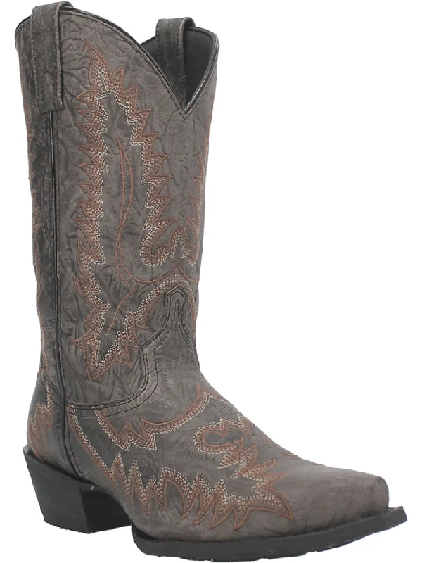 Laredo 68545 Mens Kilpatrick Snip Toe Western Boots Grey