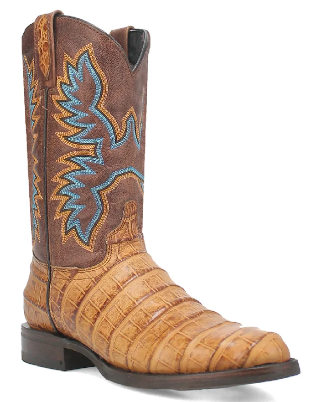 Men's Trail Boss Gator Print Western Boots