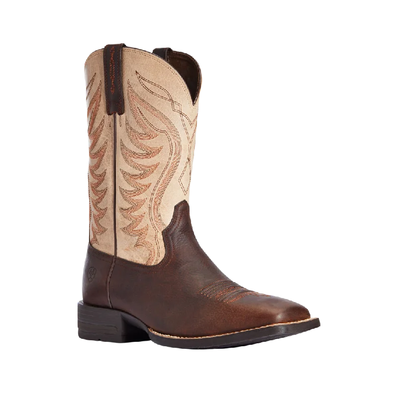 Ariat Men's Amos Barley Brown Cowboy Boot