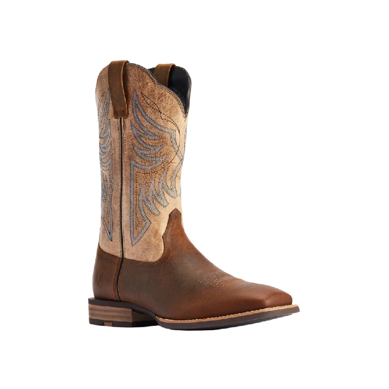 Ariat Men's Everlite Blazin Wheat Brown Square Toe Boots