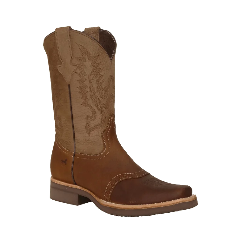 International M Men's Tekno Brown Square Toe Boot