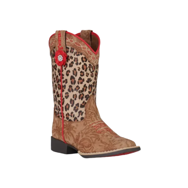 M&F Twister Kid's  Leopard Cowboys Boots