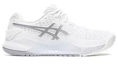 Asics Women's Gel-Resolution 9 (White/Silver)