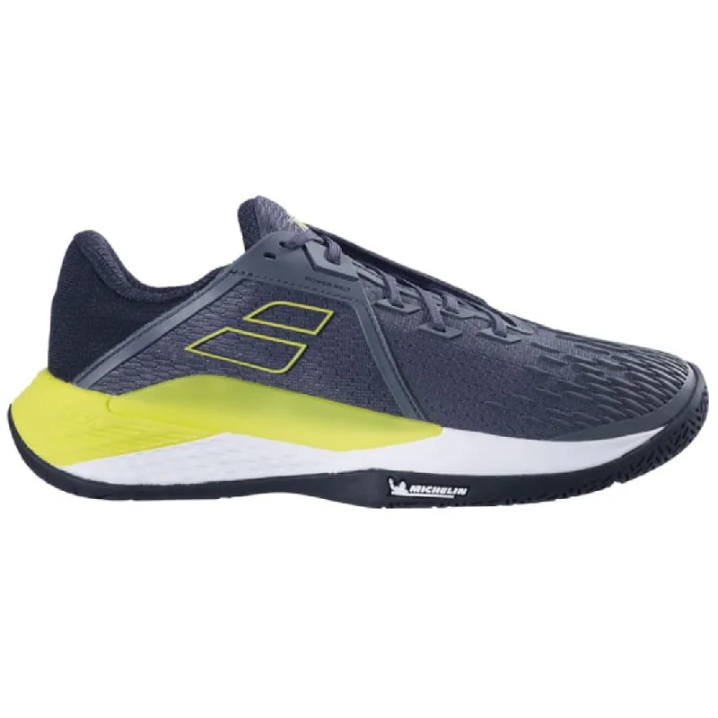 Babolat Propulse Fury 3 All Court Men Tennis Shoes - Grey/Aero