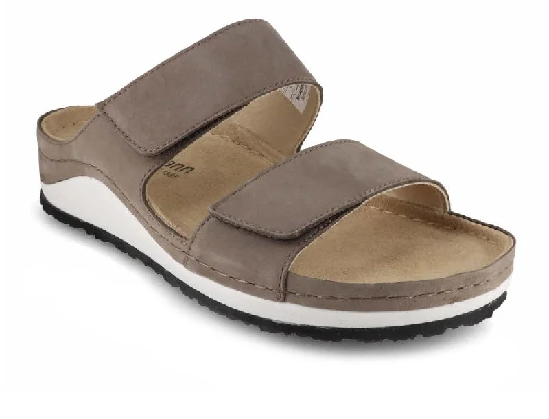 Berkemann BERKINA Women Sandals 'Sirena', muddy gray