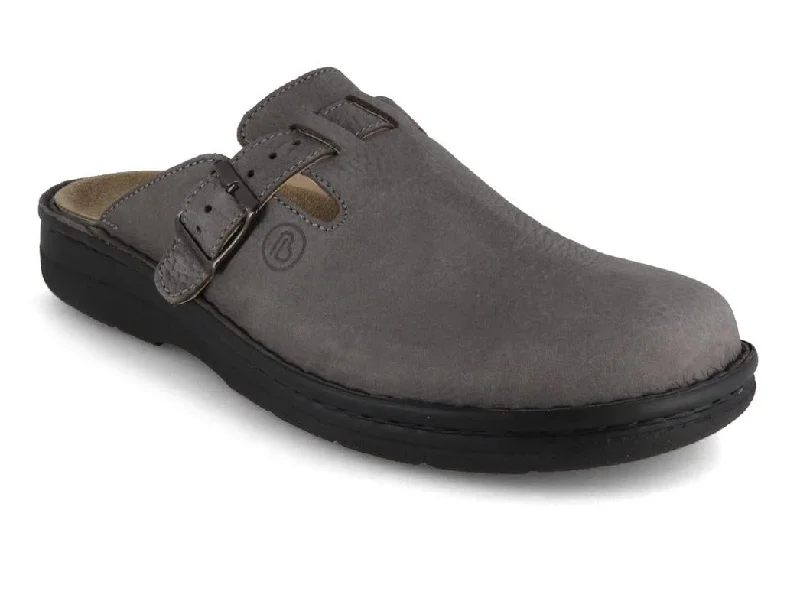 Berkemann BERKOFLEX Men Clogs 'Max', mouse gray