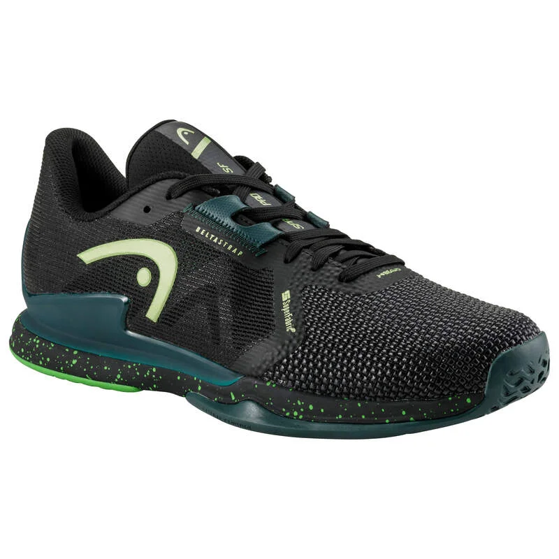 Copy of Head Men's Sprint Pro 3.5 SuperFabric (Black/Forest Green)