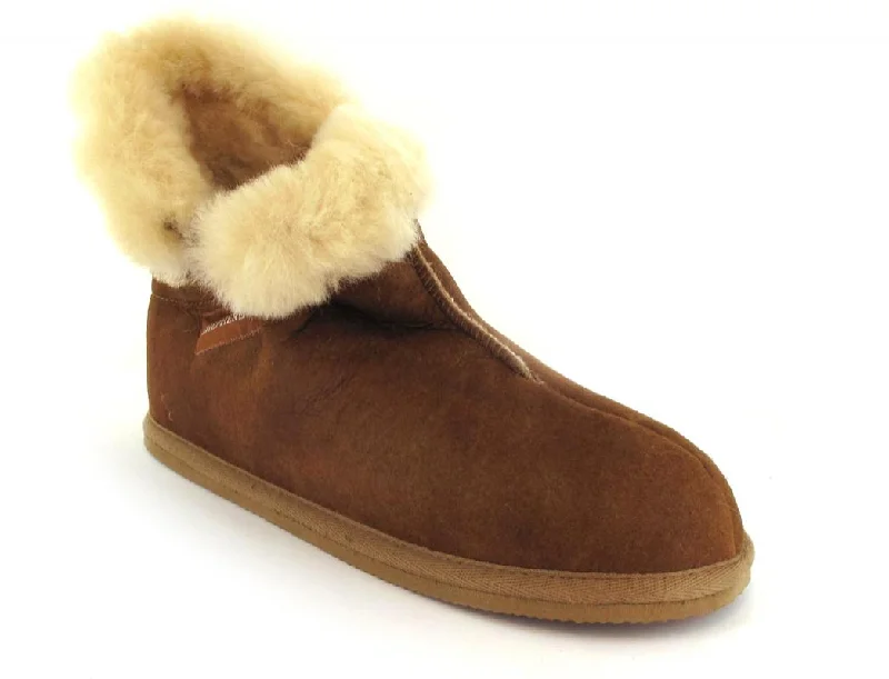 SHEPHERD Slipper Boot | Bella, Antique Cognac/Leo