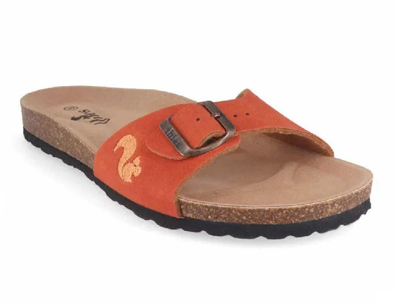 Thies Women Sandals 'Eco Bio Strap', rust